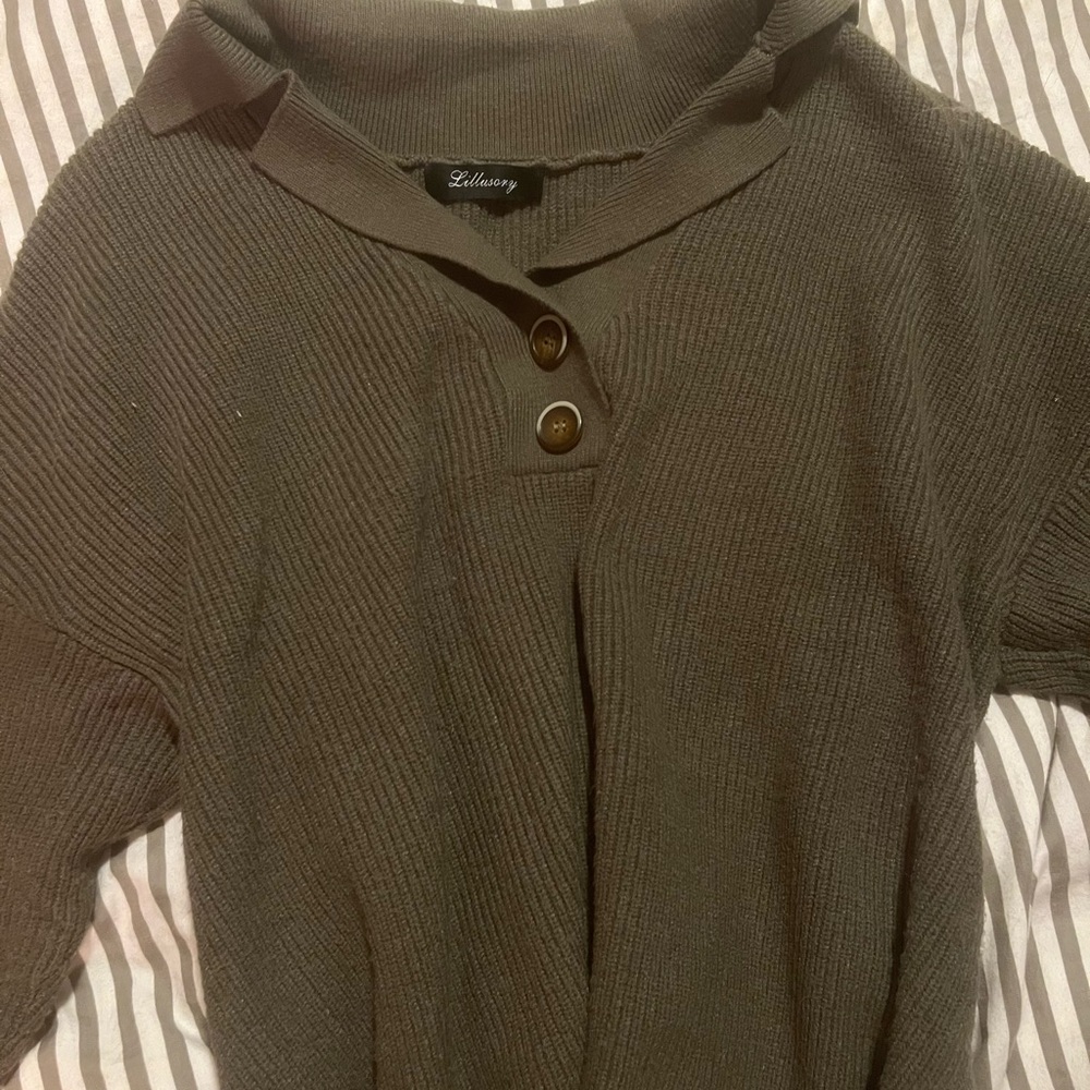 Olive Green Women's Sweater